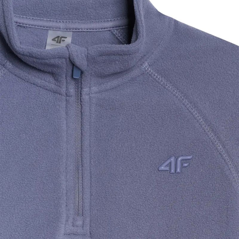 4f Fleece sweatshirt for girls F060 navy blue 4FJWAW25UFLEF060 31S General
