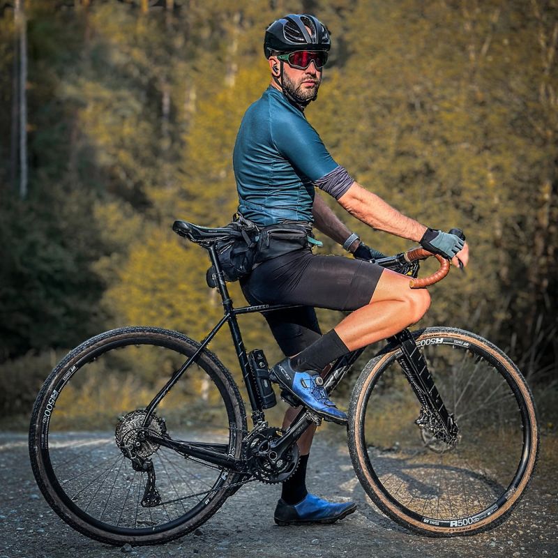 Rockbros 49210016001 ROAD TO SKY Cycling Socks 36-38 cm - Black 36-38 cm \ czarny ruházat