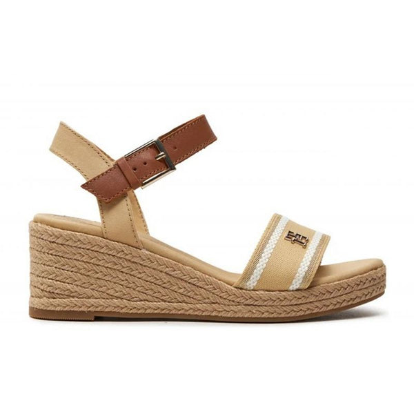 Tommy Hilfiger Webbing Wedge Sandal W FW0FW08044ACR Cipő