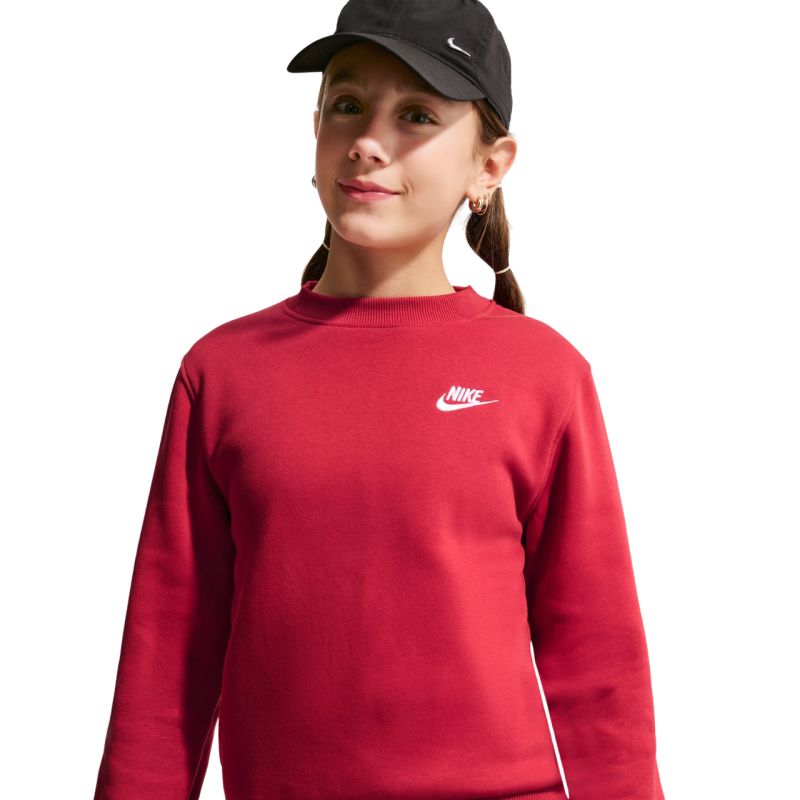Nike Sportswear Club Fleece Kids' Sweatshirt piros nadrág FD3006608