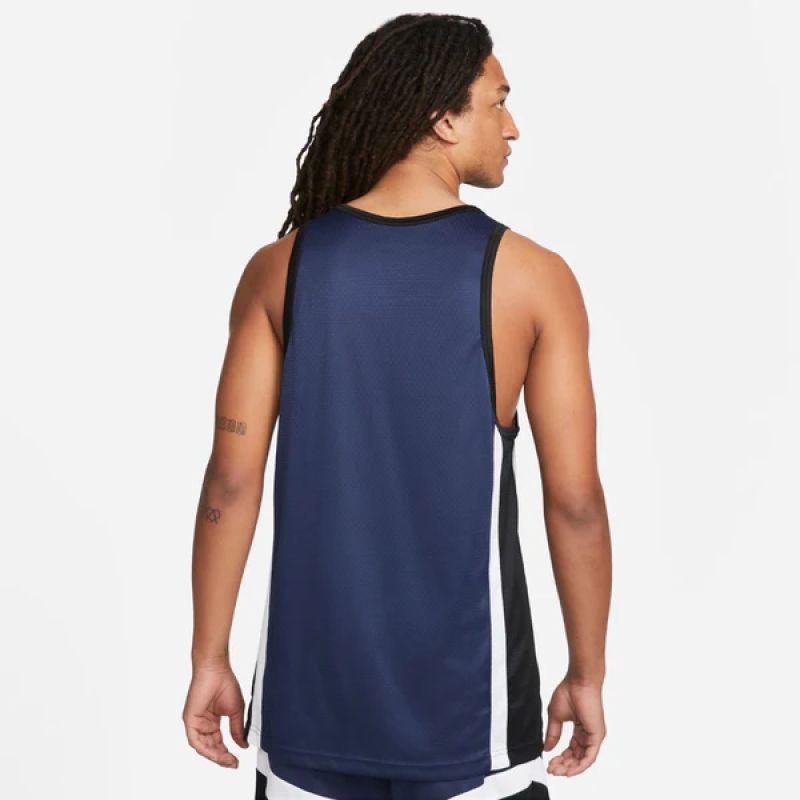 Nike Icon Dri-FIT Basketball Jersey Navy Blue - DV9967-410 sötétkék kosárlabda mez