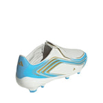 Adidas F50 Messi League LL FG Kids' Soccer White and kék cipő