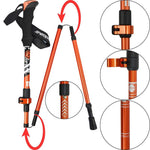 Enero Nordic Walking Trip Poles In Pro Case sticks