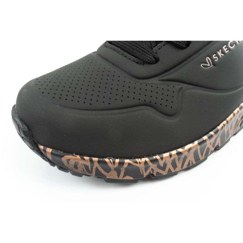 Skechers Uno-Loving Love women's sports sneakers fashionable black Cipő