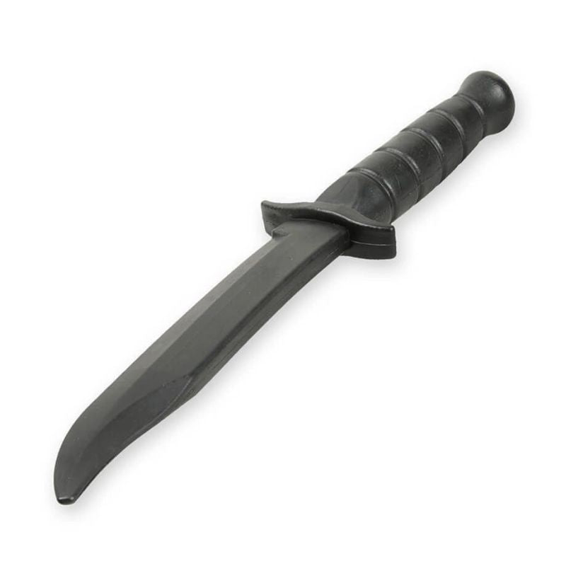 DBX Bushido Rubber training knife mock knife, black - fekete knives, pocket knives, training equipment