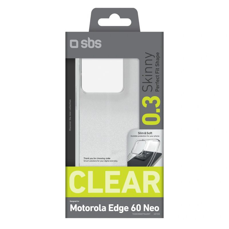 SBS Skinny Cover for Motorola Edge 60 Neo - Transparent