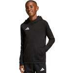 adidas Entrada 26 Hoody black JZ6569 104cm kapucnis pulóver