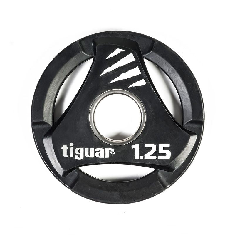 Tiguar PU Olympic plate 1.25 kg fekete kiegészítő TI-WTPU00125