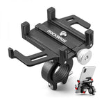 Rockbros 699-BK Aluminium Alloy Bicycle Phone Holder – Black fekete telefontartó Rockbros-699-BK