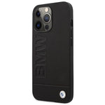 DC Etui BMW iPhone 14 Pro 6,1" czarny/black hardcase Signature Logo Imprint Magsafe fekete telefontok