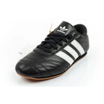 Adidas women's sports shoes Taekwondo Lace black fashionable leather