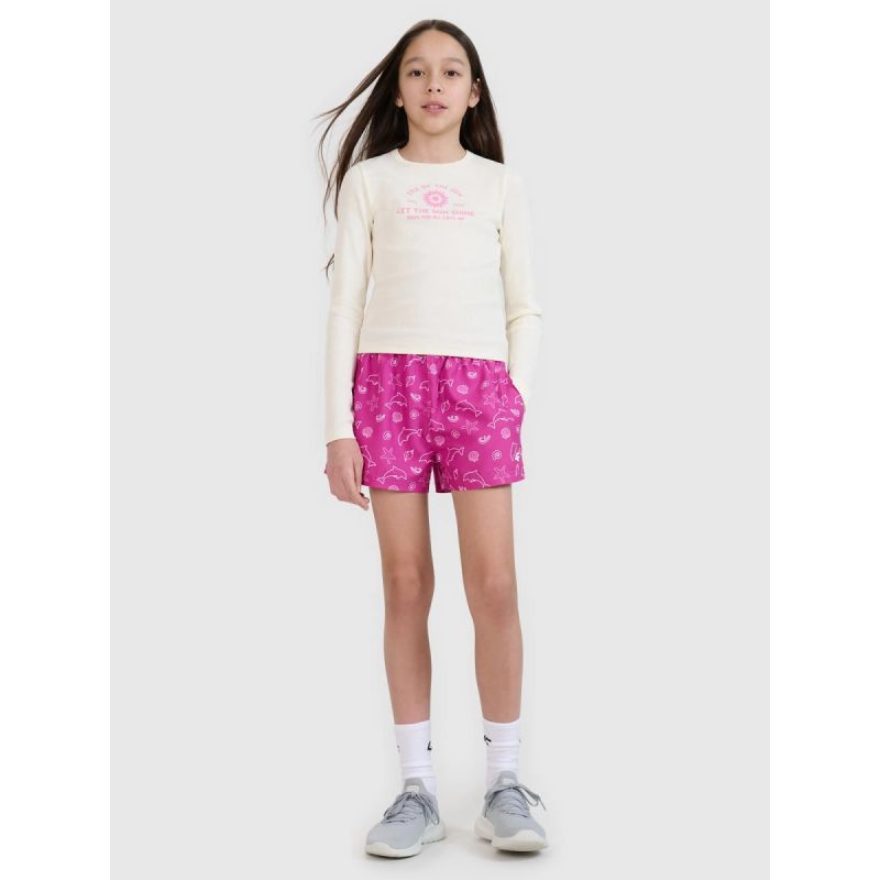 Girls' boardshorts 4F 4FJRSS25UBDSF179-90A 158/164 short