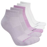 Skechers 5pk Unisex 1/2 Terry Qtr Crew Purple