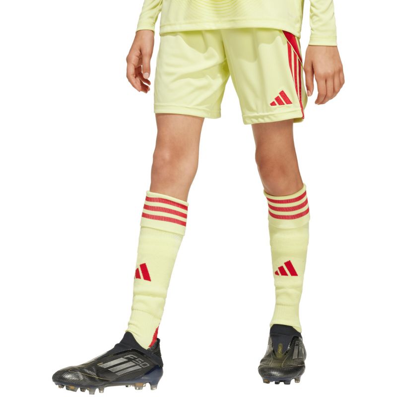 adidas Tiro 24 kids' shorts yellow and red JC6206 Ruházat