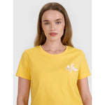 4f Women's regular printed T-shirt 4FRSS25TTSHF2693-71S General