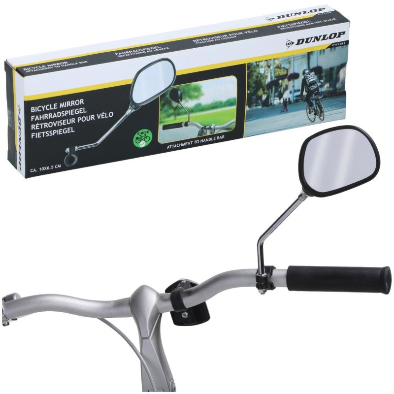 Dunlop ADJUSTABLE BICYCLE MIRROR 27.5x7CM fekete kiegészítő GSP-436203