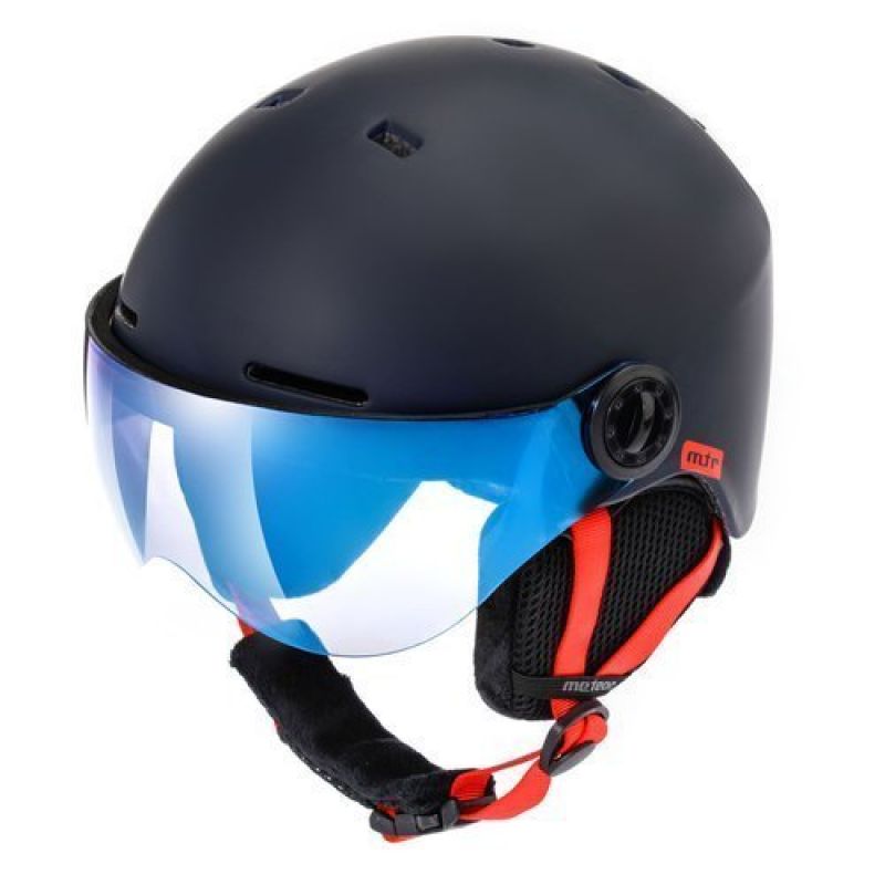 Meteor Falven Ski Helmet Navy Blue