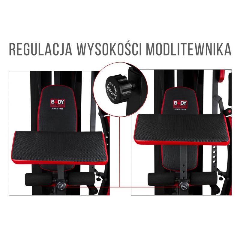 Body Sculpture Multigym PRO BMG 4700 bench with weight stack 66kg edzőfelszerelés BMG4700