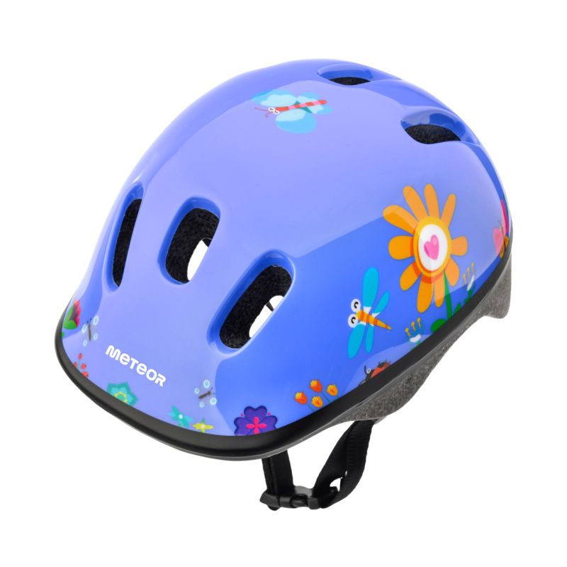 Meteor KS06 S Bike Helmet 48-52 cm Garden Blue kék helmets