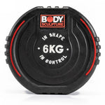 Body Sculpture TPU dumbbell BW 133 6 KG fekete edzőfelszerelés BW1336KG