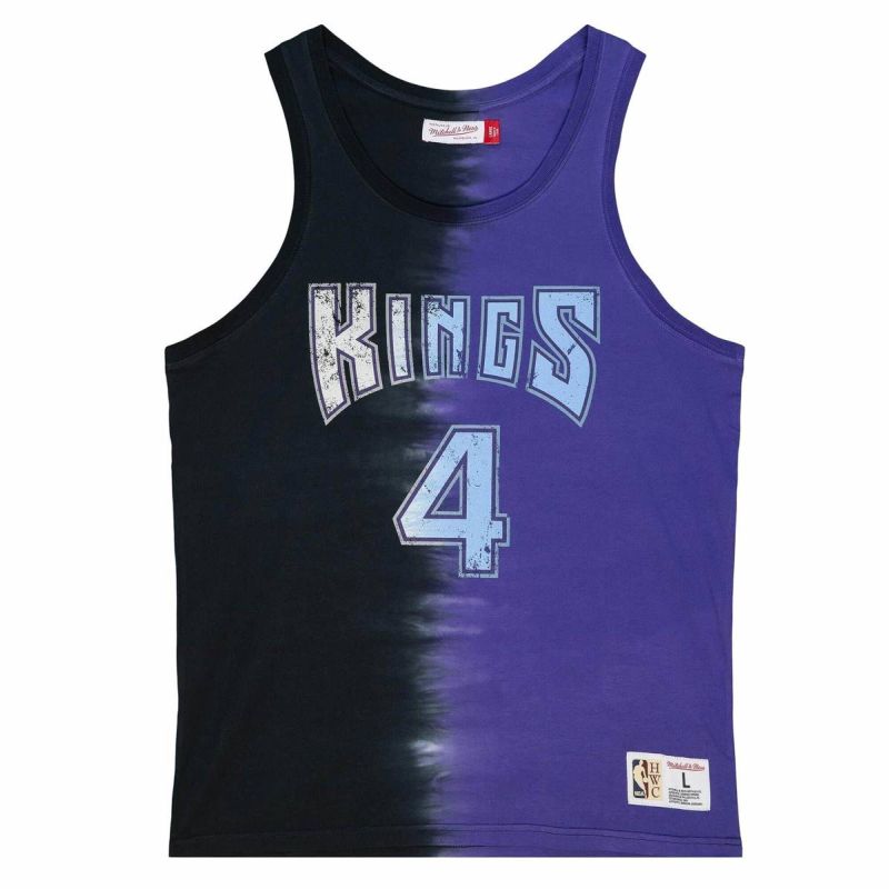 Mitchell & Ness NBA Sacramento Kings Chris Webber Tie Dye Cotton Tank - TTNK3206-SKIYYCWEBKPR atléta