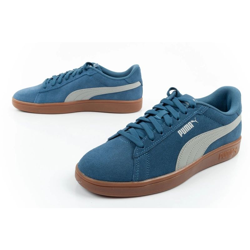 Puma men's sports sneakers Smash 3.0 leather classic fashionable blue kék utcai cipő