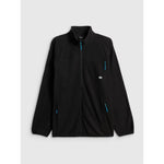 Men's relaxed fleece with stand-up collar 4F