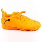 Puma Future 8 Play TT children's turf sports shoes, narancssárga cipő