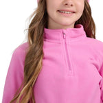 4f Fleece sweatshirt for girls F060 fuchsia 4FJWAW25UFLEF060 55S General
