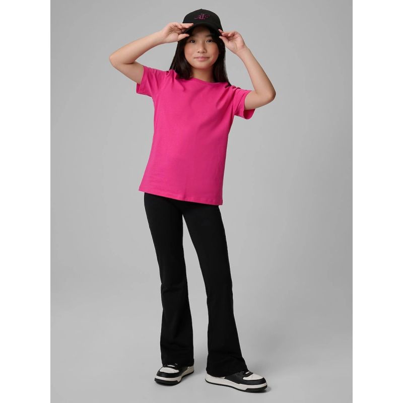 4F Regular plain girls' T-shirt shirts