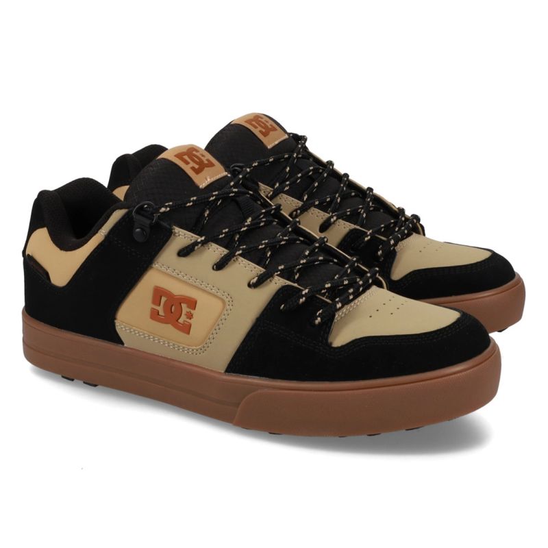DC Shoes Pure WNT DC01787001 Black fekete utcai cipő
