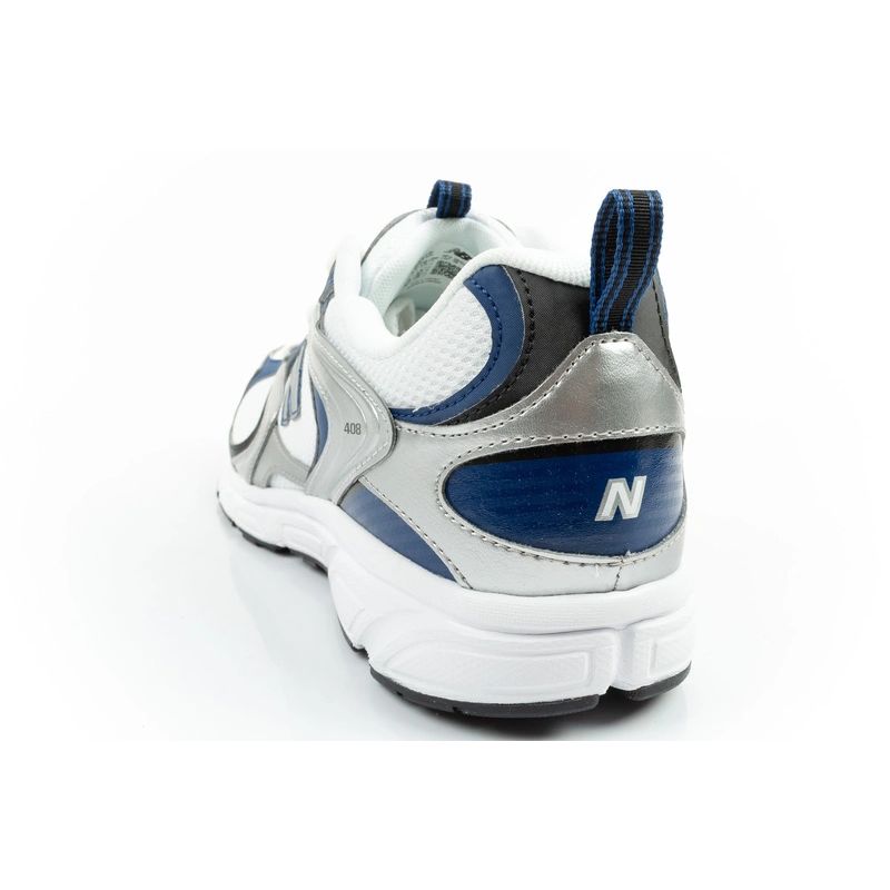 New Balance 408 men's sports sneakers fashionable comfortable white ezüst cipő