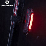 Rockbros A54BK Rear Bike Light + Micro USB - USB-A Cable - Black fekete lights, tourist equipment
