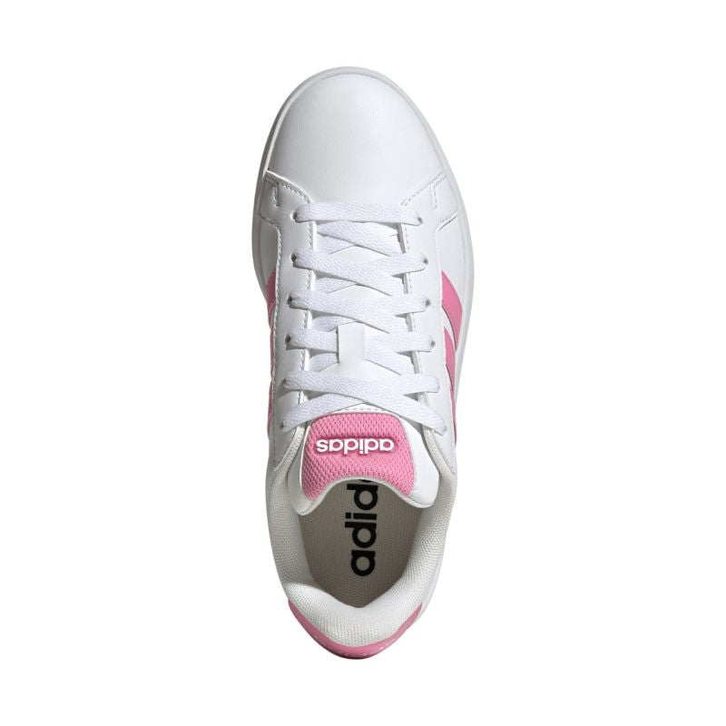 Adidas Grand Court 3.0 kids' white and rózsaszín cipő
