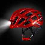 Rockbros MTB bike helmet with light 57-62cm piros helmets, tourist equipment