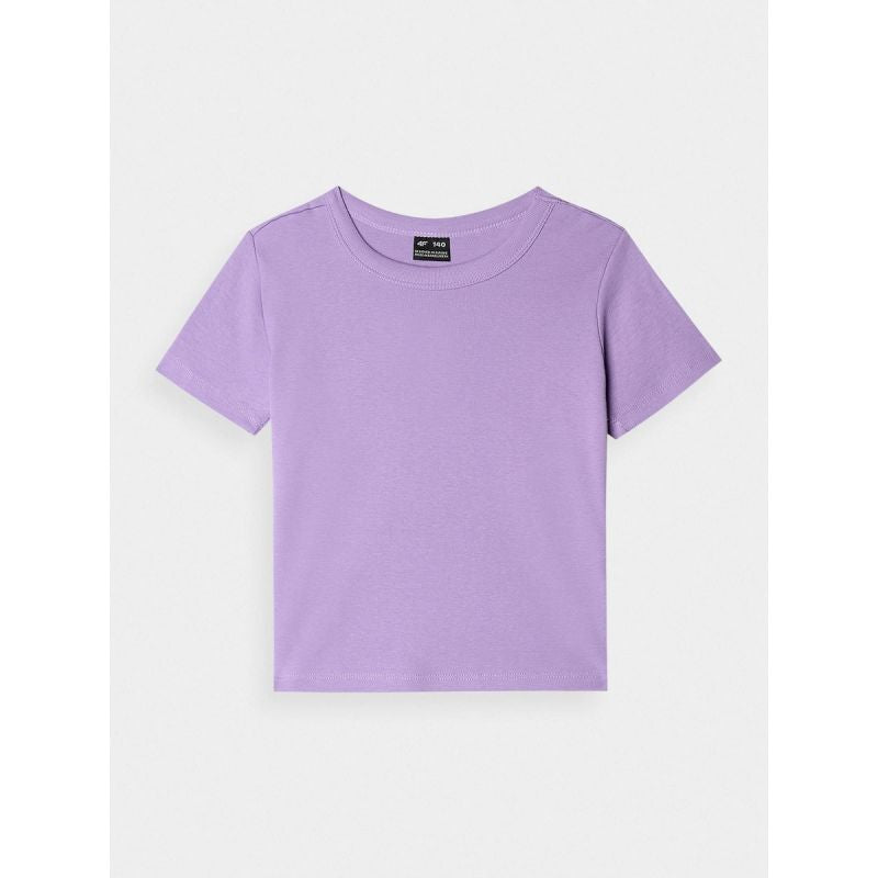 Girls' plain T-shirt 4F 4FJRSS24TTSHF2053-52S póló