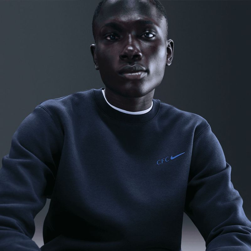 Nike Chelsea FC Club sweatshirt HQ1478-451 fekete pulóver