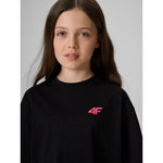 4F Girls' loose plain T-shirt 158/164 ruházat 4FJRSS26TTSHF3984-20S