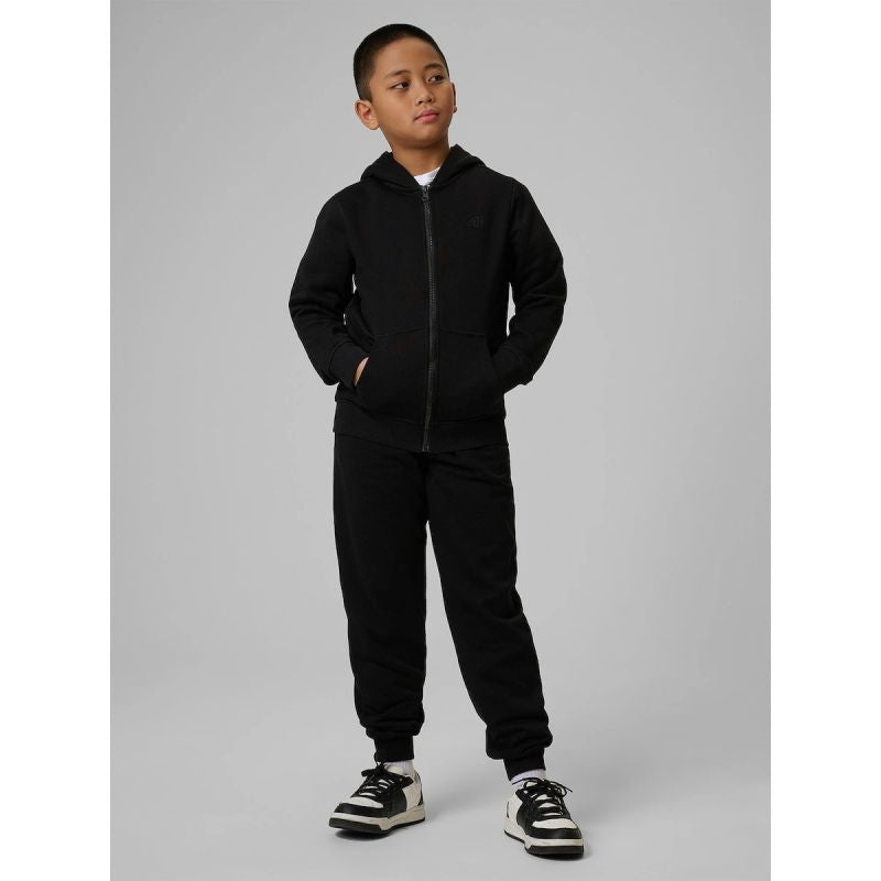 Boy's regular hooded sweatshirt 4F 4FJRMM00TSWSM2747-20S kapucnis pulóver