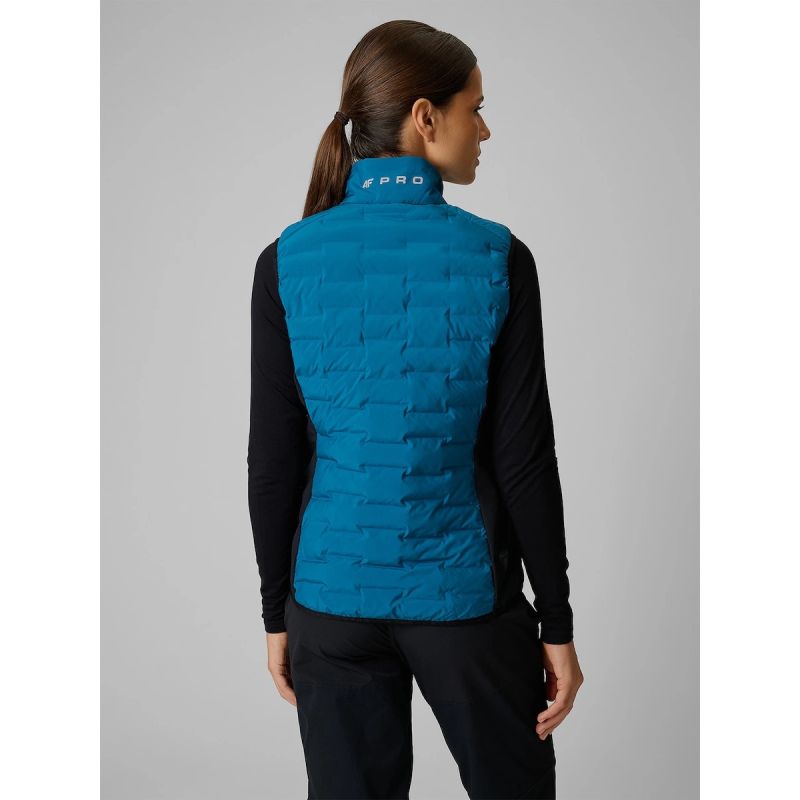 4F PRO trekking vest with Primaloft filling for women ezüst kiegészítő 4FWSS26TVJAF348-46S