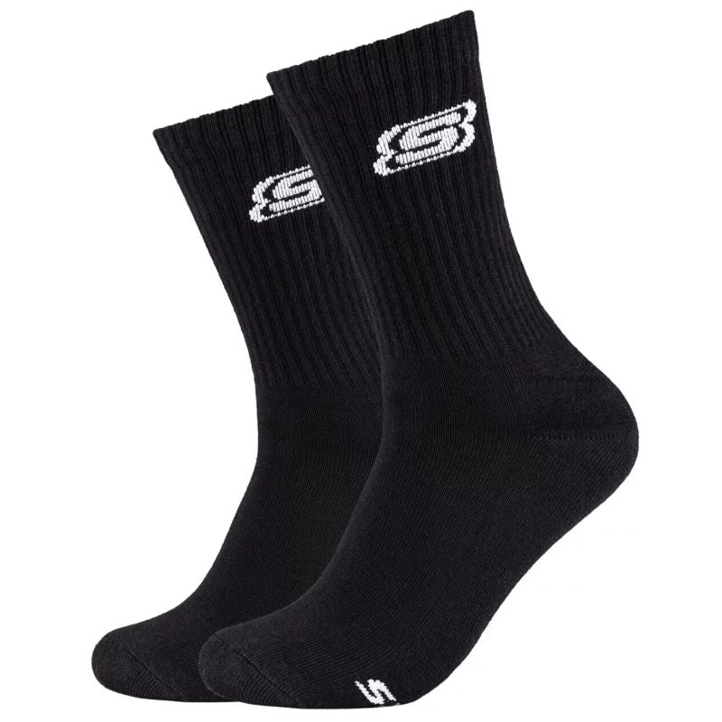 Skechers 2pk Tennis Cushioned Socks SK41041-9999 Black 35-38 Ruházat