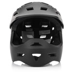 Meteor Hydra S full-face bicycle helmet 51-55 cm black fekete sisak 17894