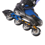 NH18188A 2in1 BLACK-ORANGE SIZE M(34-38) ROLLER SKATES WITH HOCKEY SLEEVE NILS EXTREME narancssárga görkorcsolya