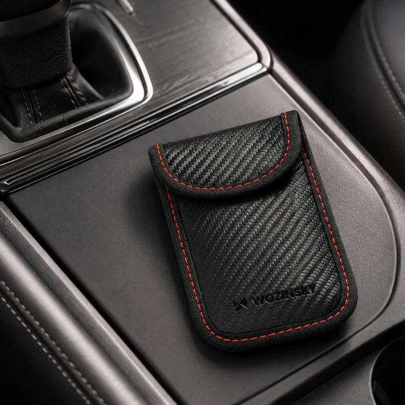 Wozinsky WPB-R14 RFID Blocking Case for Keyless Keys 14x9 cm - Black fekete elektronika 304004-210253