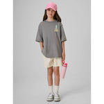 4F Loose T-shirt with print for girls 158/164 ruházat 4FJRSS26TTSHF3980-25S