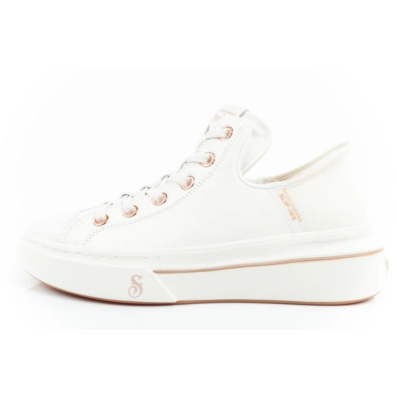 Skechers Snoop One-OG Leather Slip-Ins W 186001/WHT shoes cipő