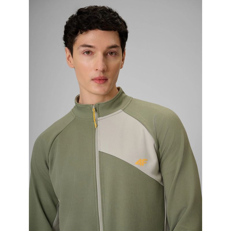 Men's regular trekking sweatshirt without hood 4F