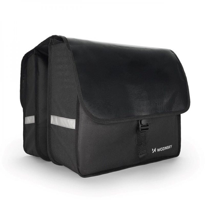 Wozinsky Double Bicycle Pannier for Rack, 28 L, ( ) fekete táska WBB34BK