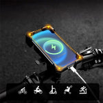 Rockbros 25210030001 Bicycle Phone Holder for Handlebars – Black fekete telefontartó Rockbros-25210030001