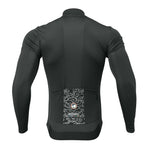 Rockbros ROAD TO SKY windproof insulated cycling jersey S - black s \ czarny pulóver